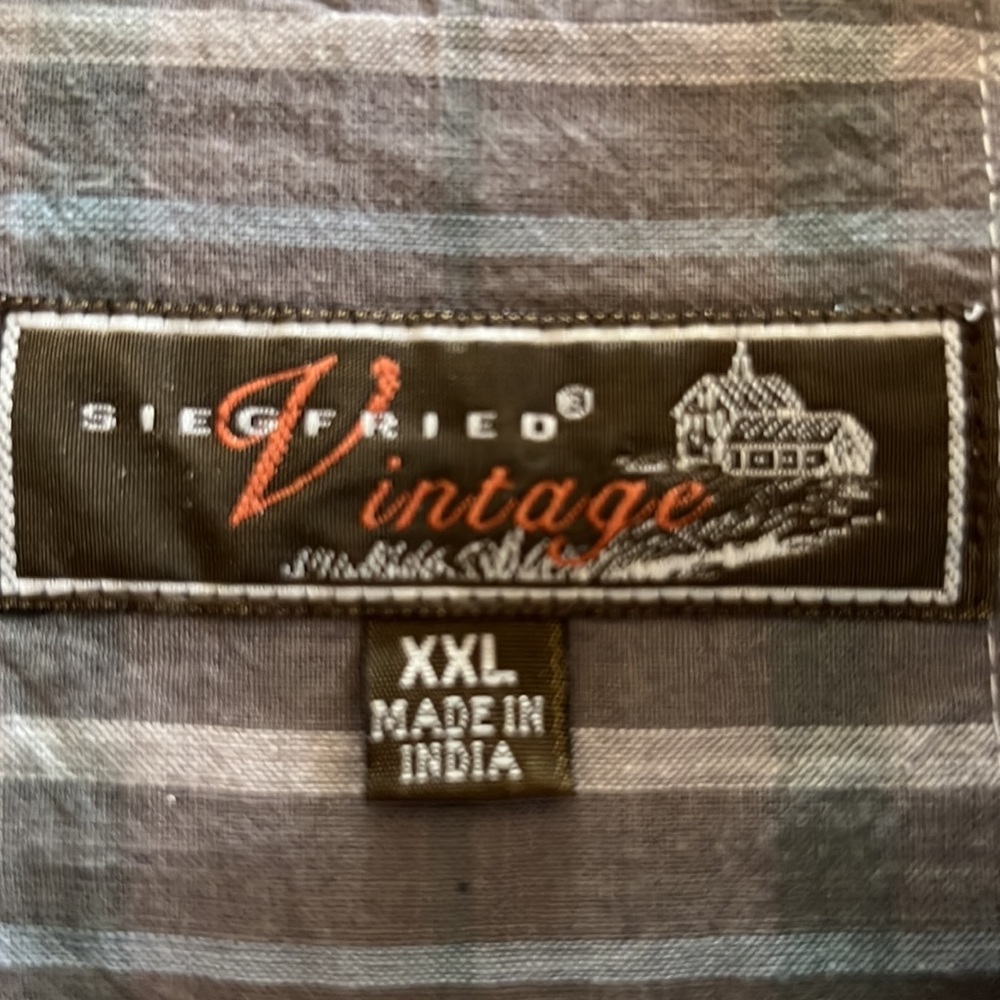 Siegfried Vintage Men’s Patchwork Button Down - image 4